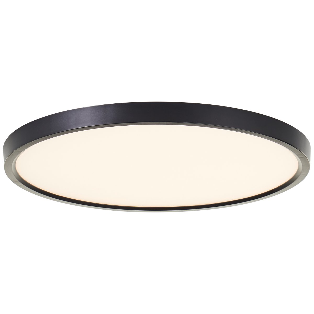  Galo Ø40 Zwart plafondlamp Van Brilliant - Met een lichtsterkte van 2700 lumen en een warmwitte gloed van 3000K geeft de lamp een krachtig en aangenaam licht, perfect voor ruimtes waar u goed zicht nodig hebt - zonder dat dit ten koste gaat van de sfeer.