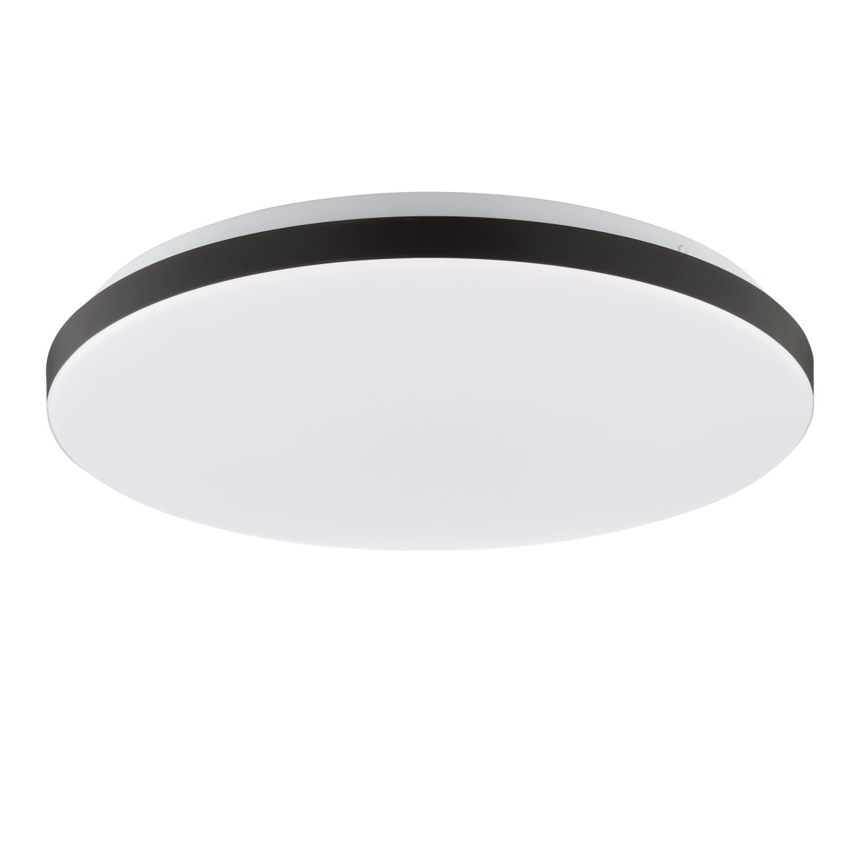 Livio Ø38 Zwart plafondlamp Van Brilliant - Met een lichtsterkte van 2500 lumen en een warmwitte gloed van 3000K geeft de lamp een krachtig en aangenaam licht, perfect voor ruimtes waar u goed zicht nodig hebt - zonder dat dit ten koste gaat van de sfeer.