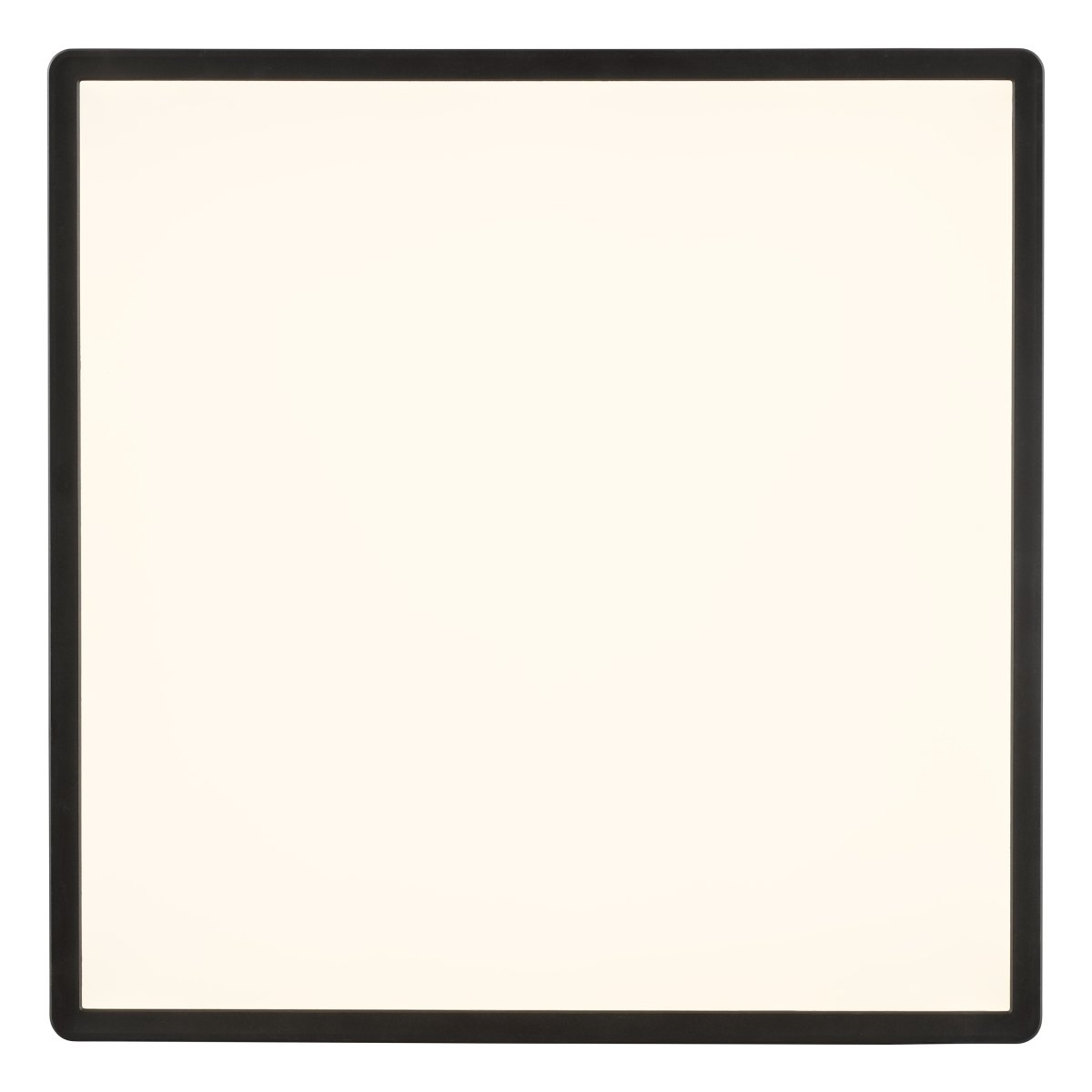 Avola 42cm Zwart plafondlamp Van Brilliant - Avola is een moderne plafondlamp, volledig gemaakt van kunststof, met een zwart frame dat elegant een geïntegreerd ledpaneel omsluit.