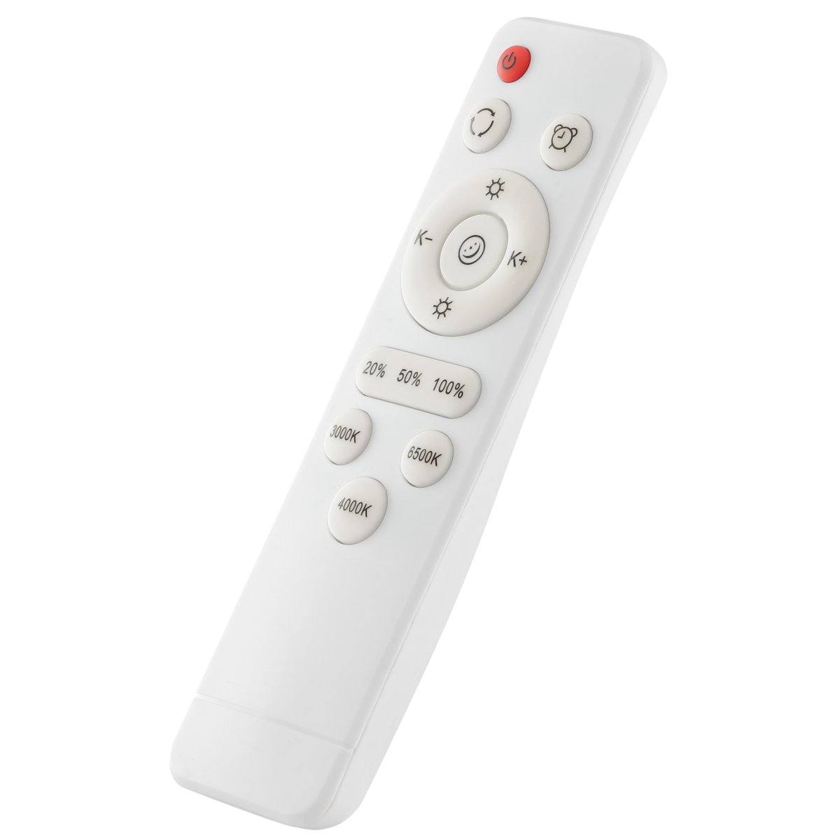 Larios Ø40 Wit plafondlamp Van Brilliant - Bovendien is Larios uitgerust met zowel een timer als een nachtlampfunctie, waardoor hij een perfecte keuze is voor slaapkamers of andere ruimtes waar u een rustige en sfeervolle omgeving wilt creëren.