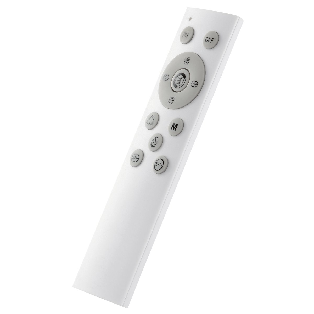 Larios Ø40 Zwart plafondlamp Van Brilliant - Zowel een timer als een nachtlampje zijn beschikbaar op de afstandsbediening, waardoor het een perfecte keuze is voor slaapkamers of andere ruimtes waar u een rustige en sfeervolle omgeving wilt cre&euml;ren.