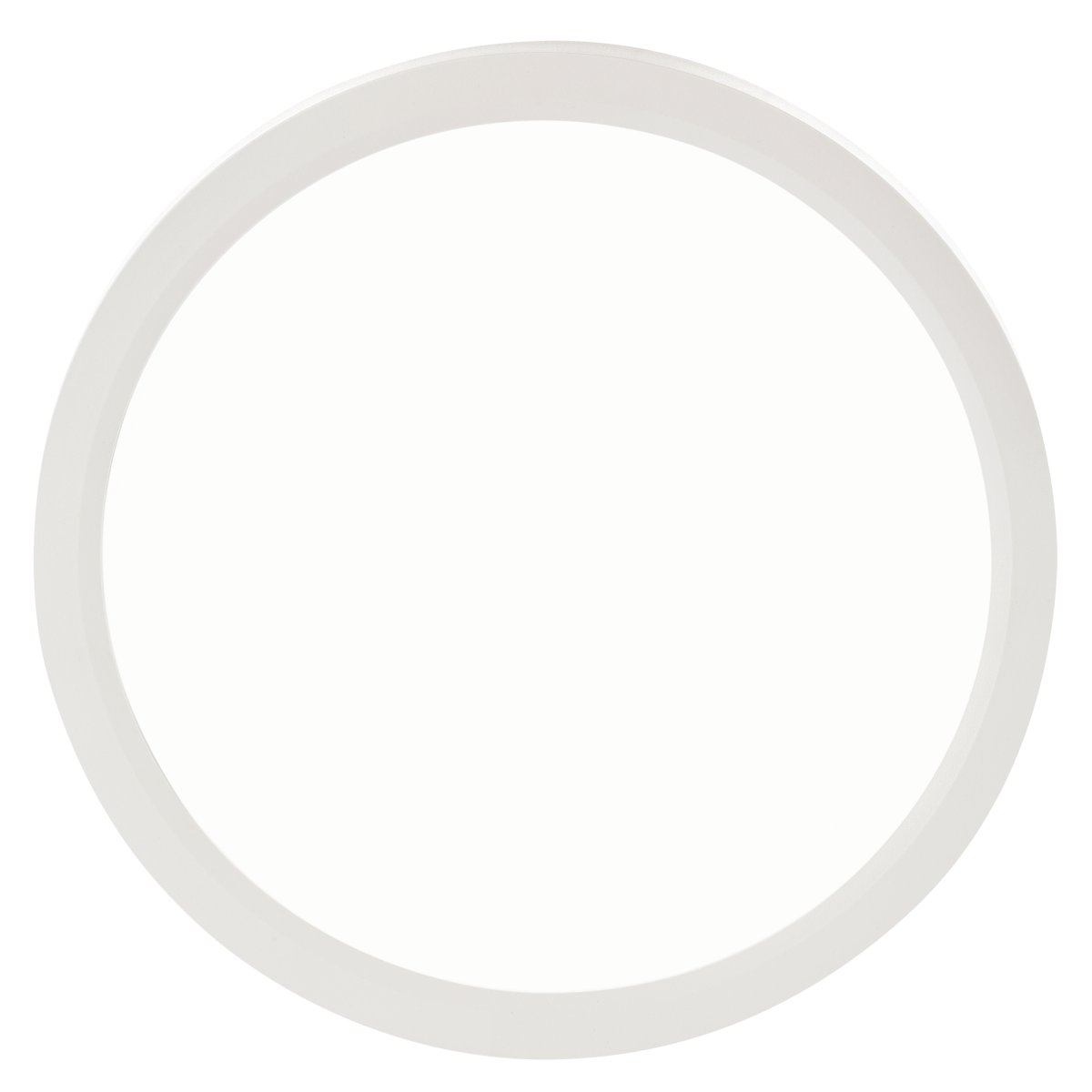 Galo Ø23cm Wit plafondlamp Van Brilliant - Met een lichtsterkte van 1700 lumen en een witte gloed van 4000K geeft de lamp een helder en egaal licht, perfect voor ruimtes waar u goed zicht nodig hebt - zonder de sfeer te beïnvloeden.