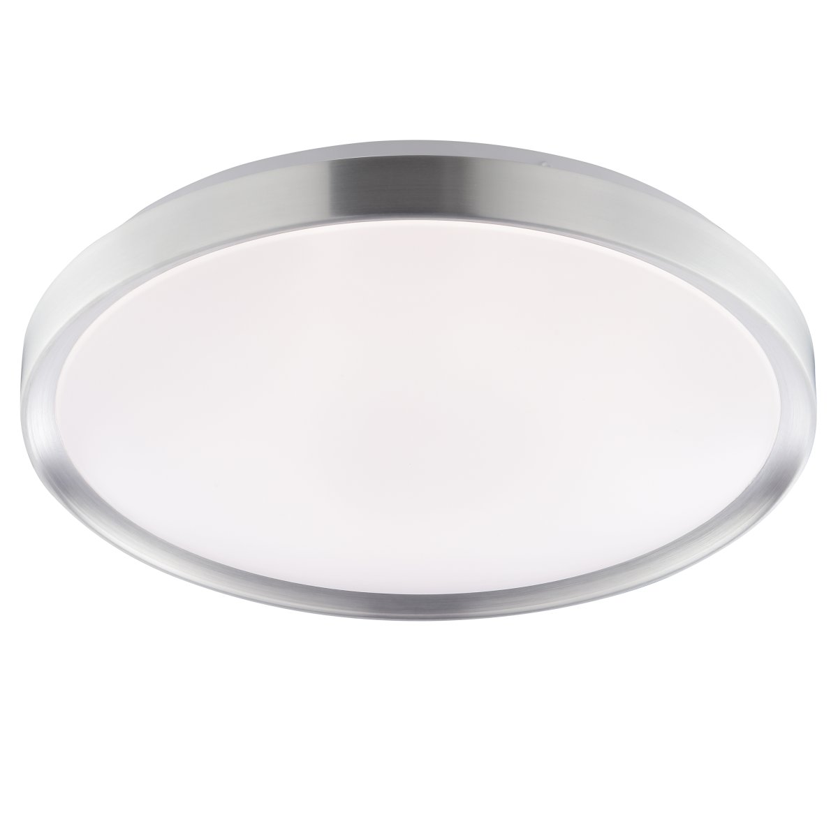 Fancia Ø40 Chroom plafondlamp Van Brilliant - Fancia is een stijlvolle plafondlamp van metaal en kunststof, met een chromen frame dat hem een moderne uitstraling geeft die in de meeste kamers past.