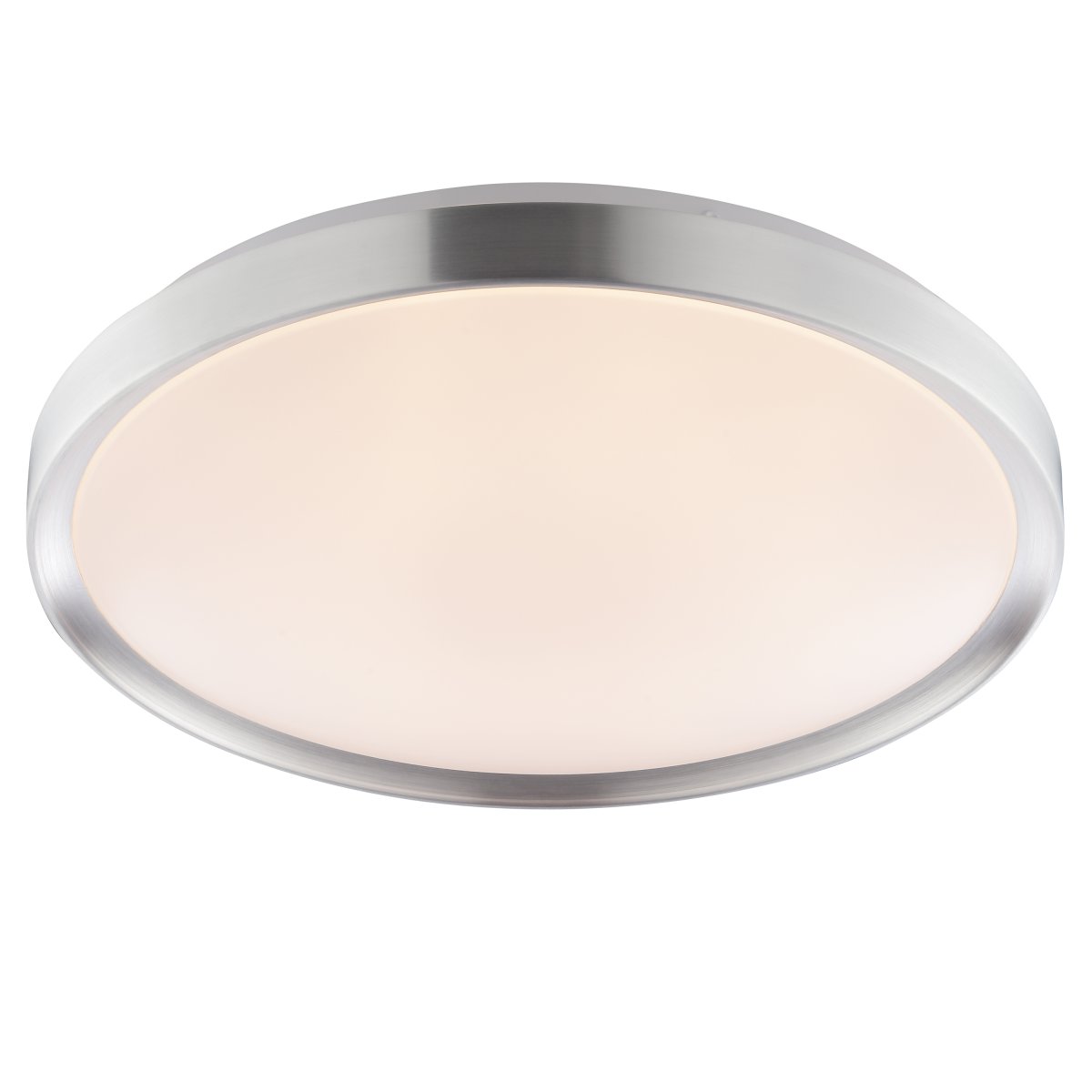 Fancia Ø40 Chroom plafondlamp Van Brilliant - Fancia is een stijlvolle plafondlamp van metaal en kunststof, met een chromen frame dat hem een moderne uitstraling geeft die in de meeste kamers past.