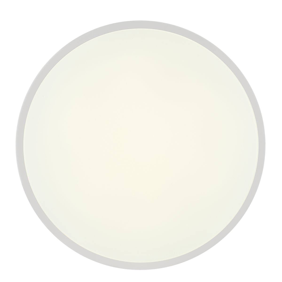 Slimline Ø40 Wit plafondlamp Van Brilliant - Slimline is een stijlvolle plafondlamp van kunststof en metaal, ontworpen met een wit frame en een wit led-paneel voor een moderne look die perfect past in slaapkamers of andere rustige omgevingen.