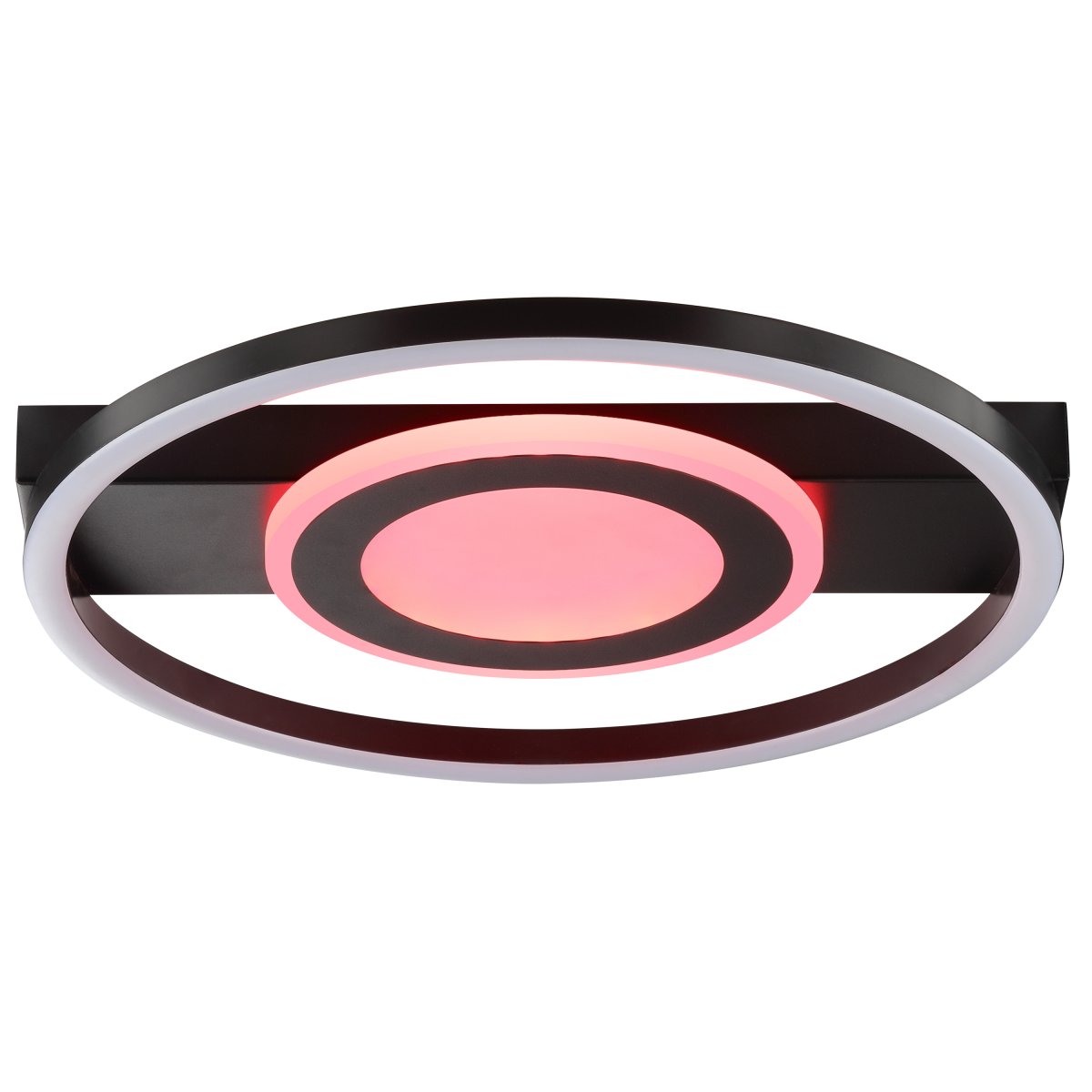 Maureen Ø37 Zwart kinderlamp Van Brilliant - De lamp is voorzien van ge&iuml;ntegreerde led en geeft een helder licht dat dimbaar is met de meegeleverde afstandsbediening.