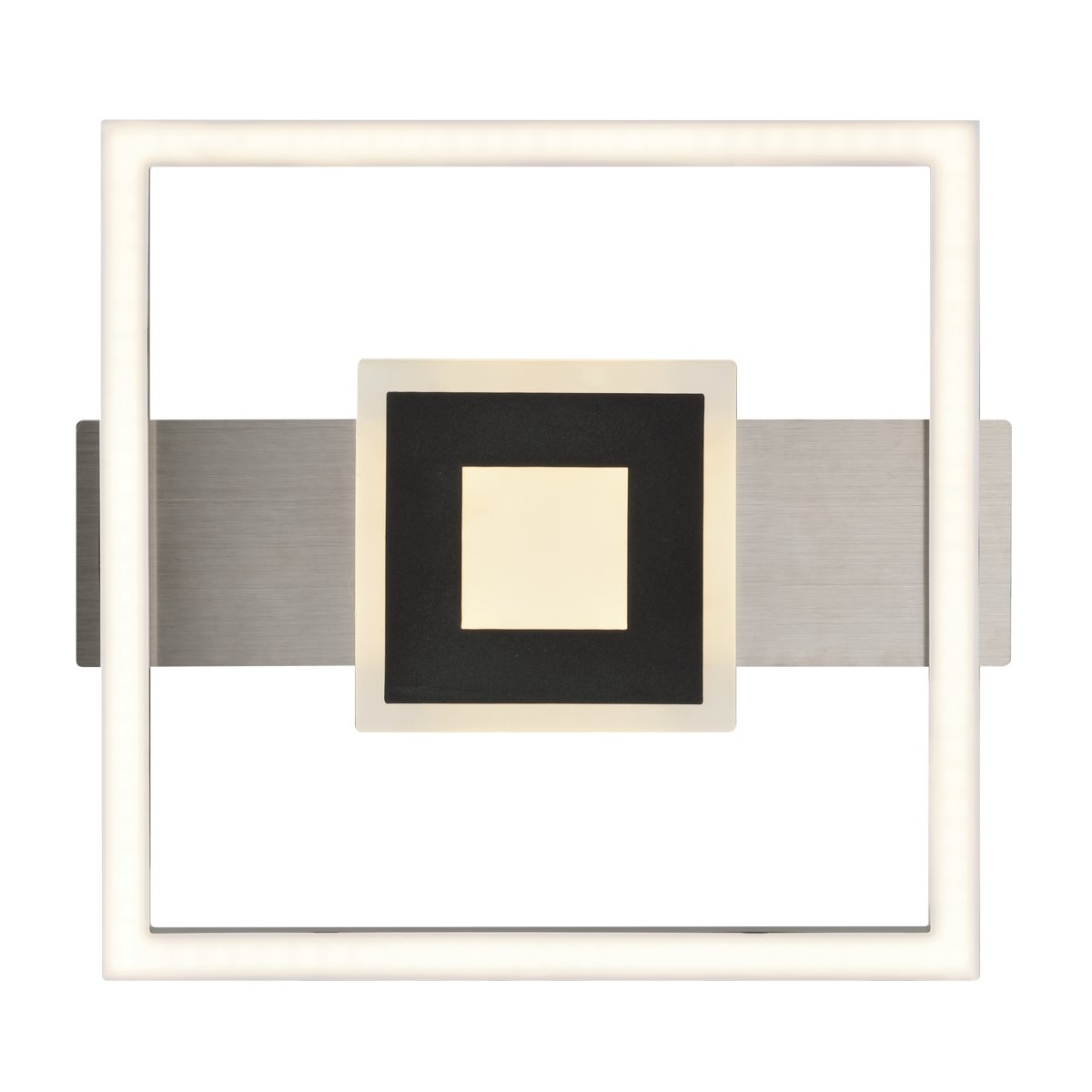 Baldo 30cm Zwart plafondlamp Van Brilliant - Baldo is een stijlvolle plafondlamp met een modern design in zwart gelakt metaal en kunststof.