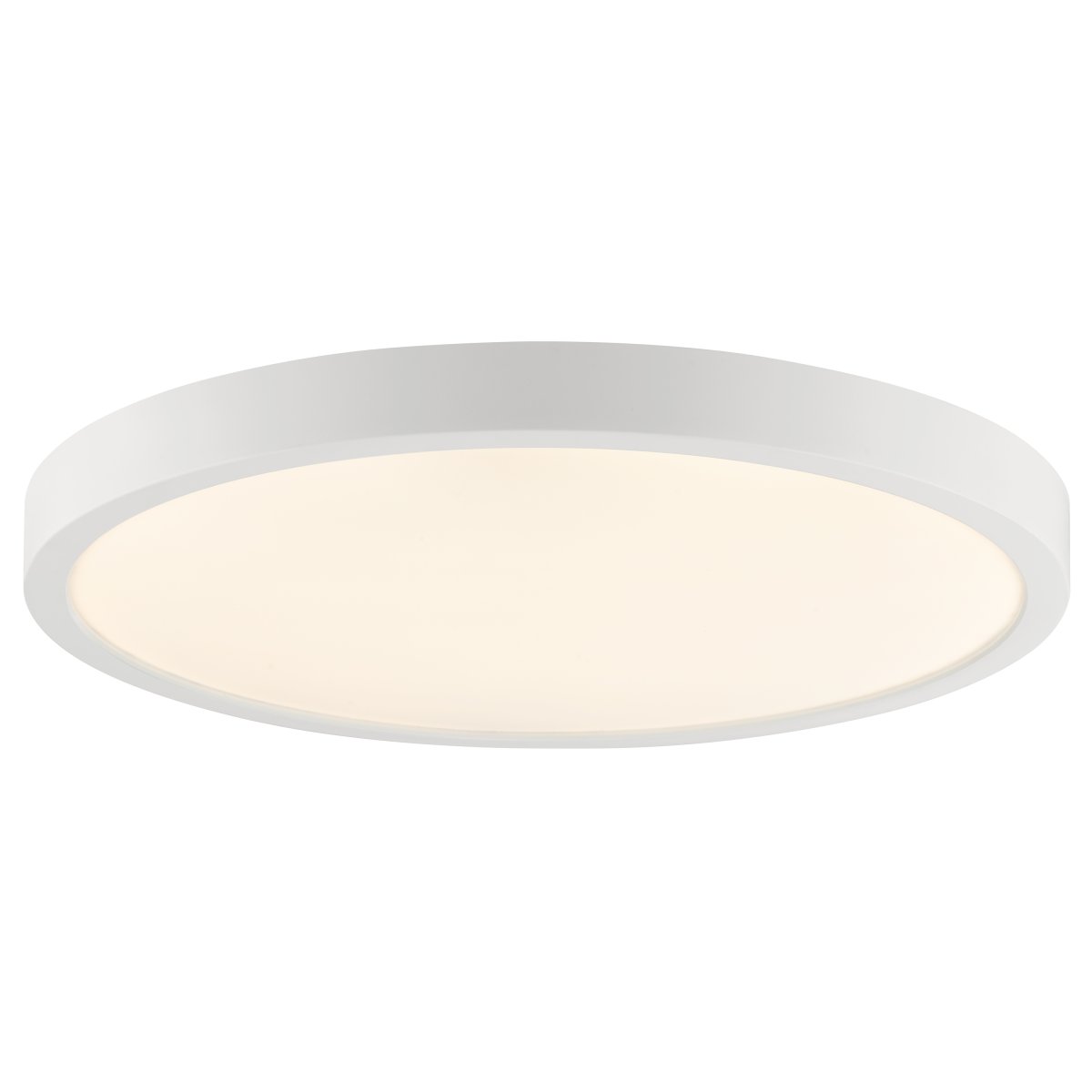 Jade Ø38 Wit badkamerlamp Van Brilliant - Het witte frame omsluit een groot LED-paneel dat een helder en gelijkmatig licht over het gehele oppervlak verspreidt - perfect voor ruimtes waar goede verlichting belangrijk is.