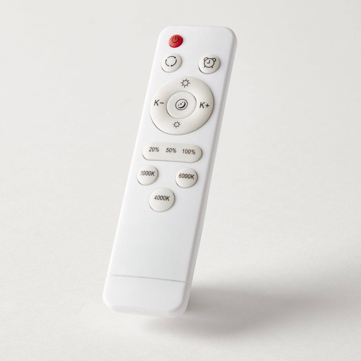 Jamil Ø48 Zilver plafondlamp Van Brilliant - Jamil is ook voorzien van een praktische timer en nachtlampfunctie, waardoor het een functionele keuze is voor bijvoorbeeld slaapkamers, hallen of woonkamers.