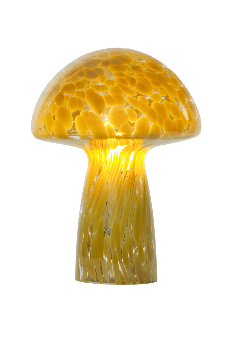 Mushi 30cm Beige tafellamp Van Aneta Lighting - Mushi wordt al snel een favoriet en kan zowel in een raam, op een bijzettafel of dressoir worden geplaatst.