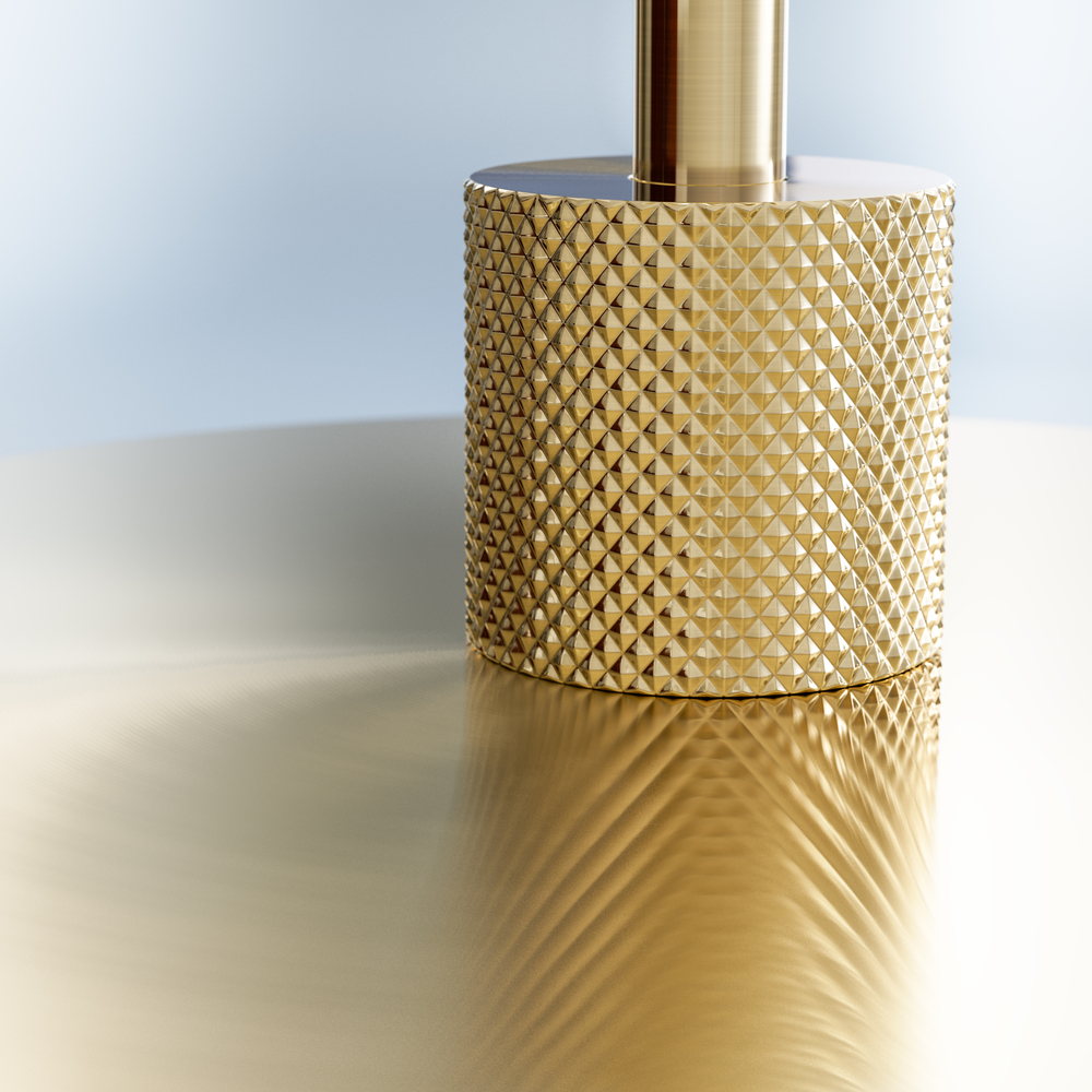 Gil il Grande 37cm Messing tafellamp Van Herstal - 