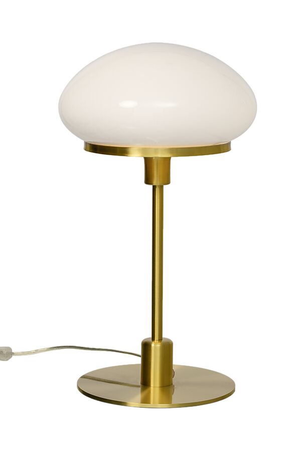 New August 48cm Mat messing tafellamp Van Aneta Lighting - Nieuwe stijlvolle tafellamp August in een klassiek model met een moderner design.