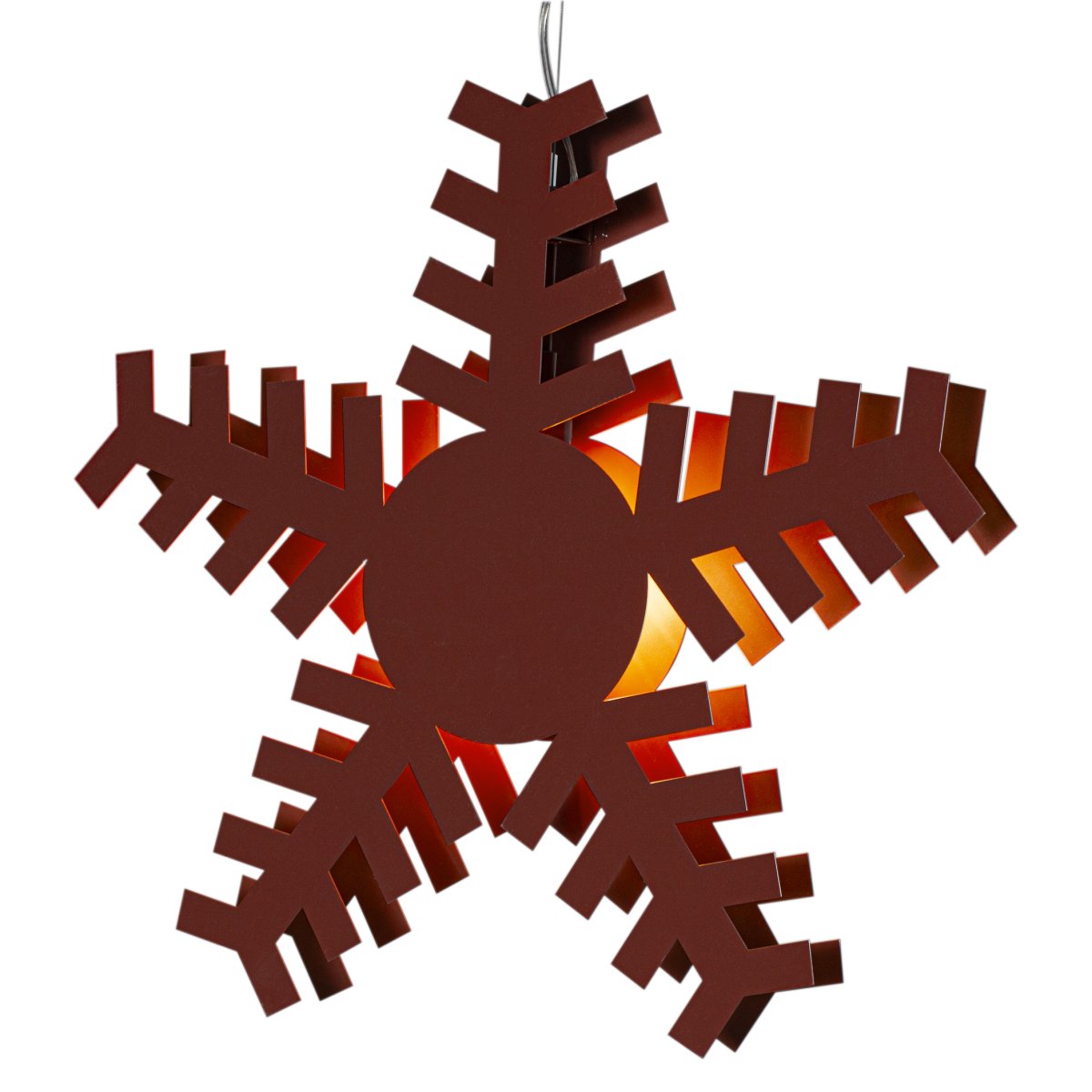 Gleam Ø60 ROOD Van By Rydéns - Gleam combineert stijl en functionaliteit en geeft je huis de ultieme kerstsfeer met deze ster.