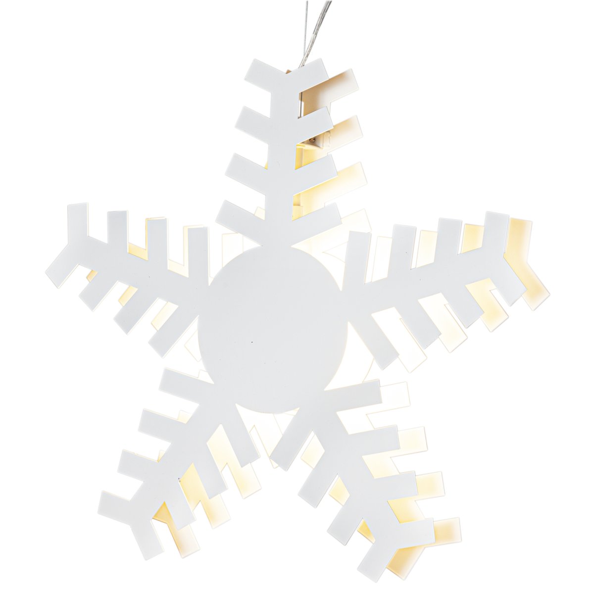 Gleam Ø60 Wit Van By Rydéns - Gleam combineert stijl en functionaliteit en geeft je huis de ultieme kerstsfeer met deze ster.