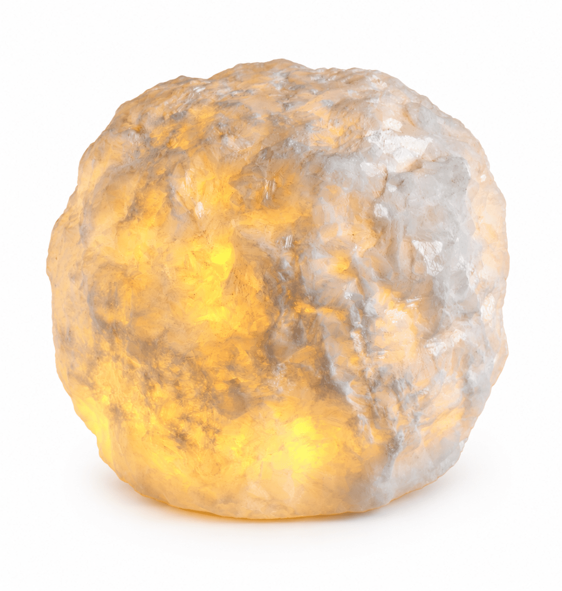 Marble 10cm Wit Van Unison - Marble werkt op 2 AA-batterijen en heeft een timerfunctie met een brandduur van 6 uur en een uitschakelduur van 18 uur.