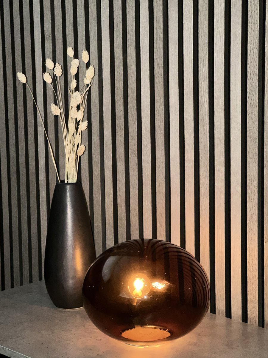 Globus 18cm Bruin tafellamp Van Aneta Lighting - 