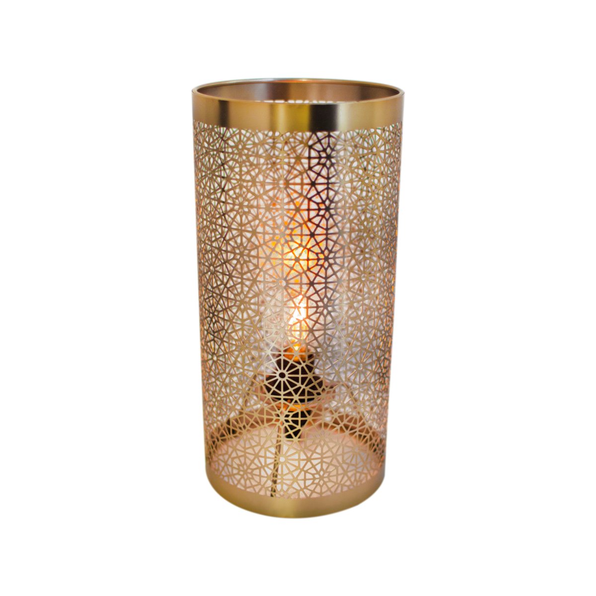 Hermine 28cm Mat messing tafellamp Van By Rydéns - Voor de tafellamp heeft u een lichtbron nodig met een E14, 45 mm fitting.