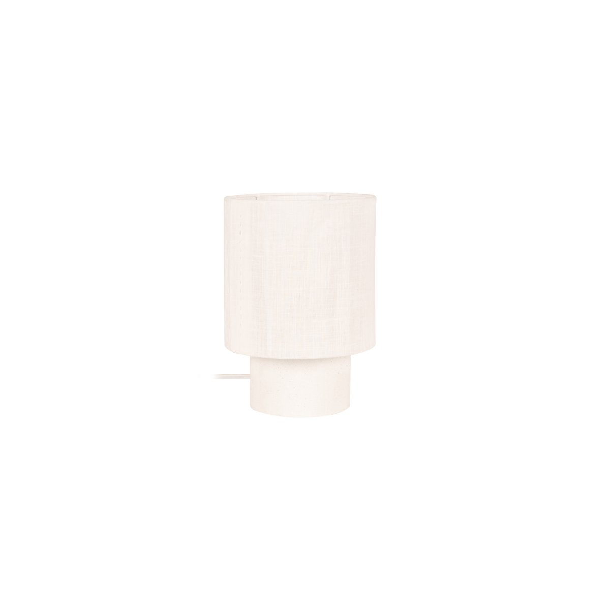 Tissaja 28cm Wit tafellamp Van Lucide - Het resultaat is een warme en uitnodigende verlichting die perfect past op een nachtkastje, bij het raam of op een dressoir in de woonkamer.
