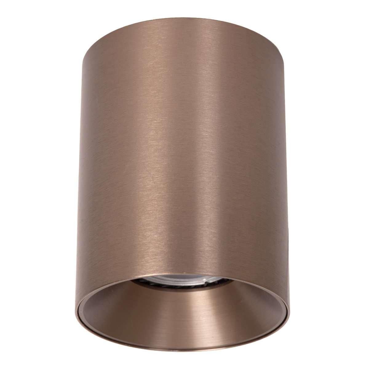 Gerti Bruin spot Van Lucide - Gerti is een stijlvolle metalen spot met een elegante bruine, metallic afwerking die een moderne en verfijnde uitstraling geeft.