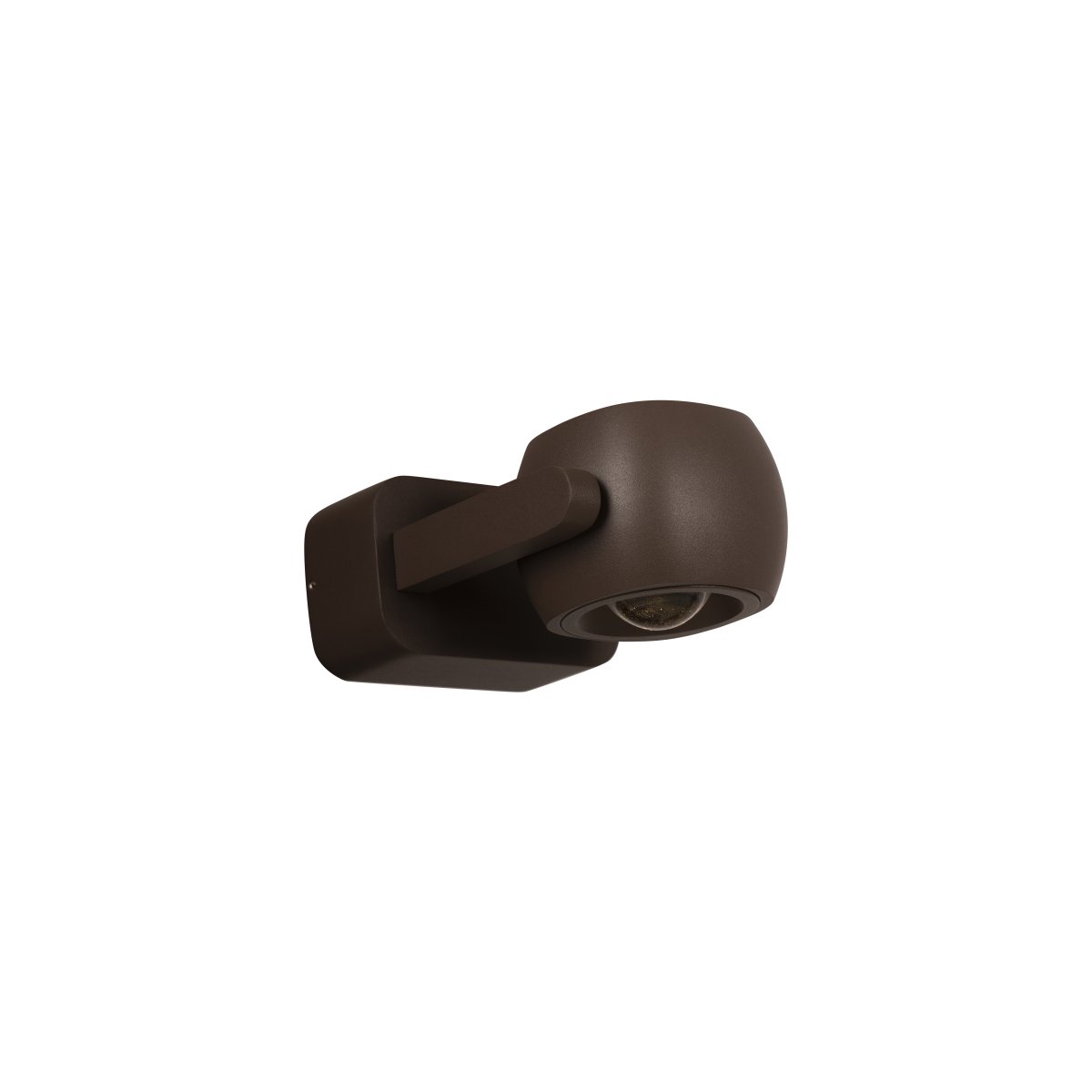 Capri Bruin buitenlamp Van Lucide - Capri is een stijlvolle gevellamp in een elegante koffiebruine tint die een ingetogen indruk geeft aan de buitenkant van het huis.