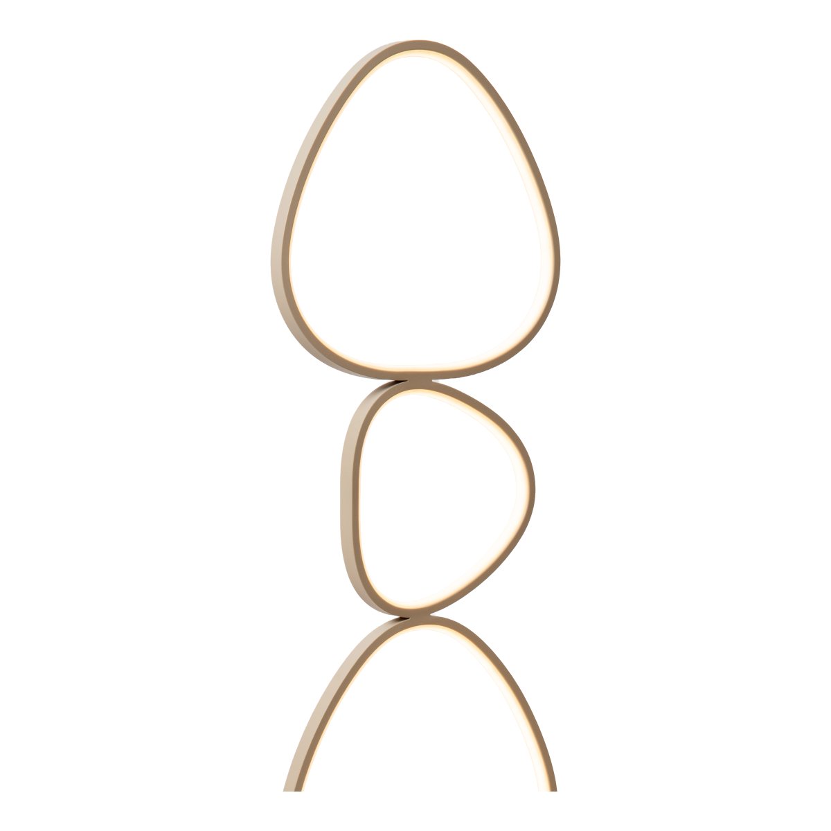 Samling Beige vloerlamp Van Lucide - De lamp wordt geleverd met een 1,2 meter lang zwart snoer en een stekker.