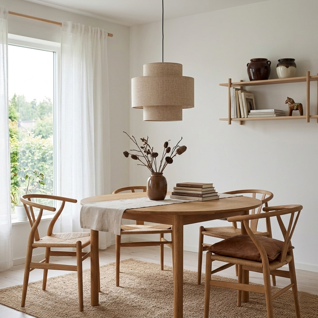 Hilma Ø40 Beige hanglamp Van Cottex - De verschillende niveaus en afgeronde vormen van de kap cre&euml;ren een speelse maar harmonieuze uitstraling die de lamp een eigen karakter geeft.