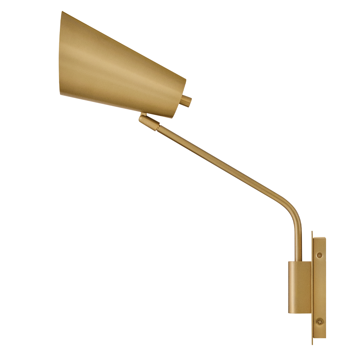 Bray 42cm Messing leeslamp Van Elstead Lighting - Bray is een praktische wandlamp met een minimalistisch design in een gelakte messing afwerking.