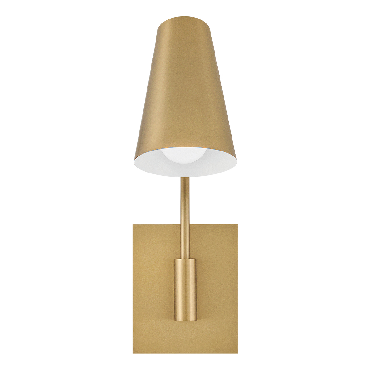Bray 42cm Messing leeslamp Van Elstead Lighting - Bray is een praktische wandlamp met een minimalistisch design in een gelakte messing afwerking.