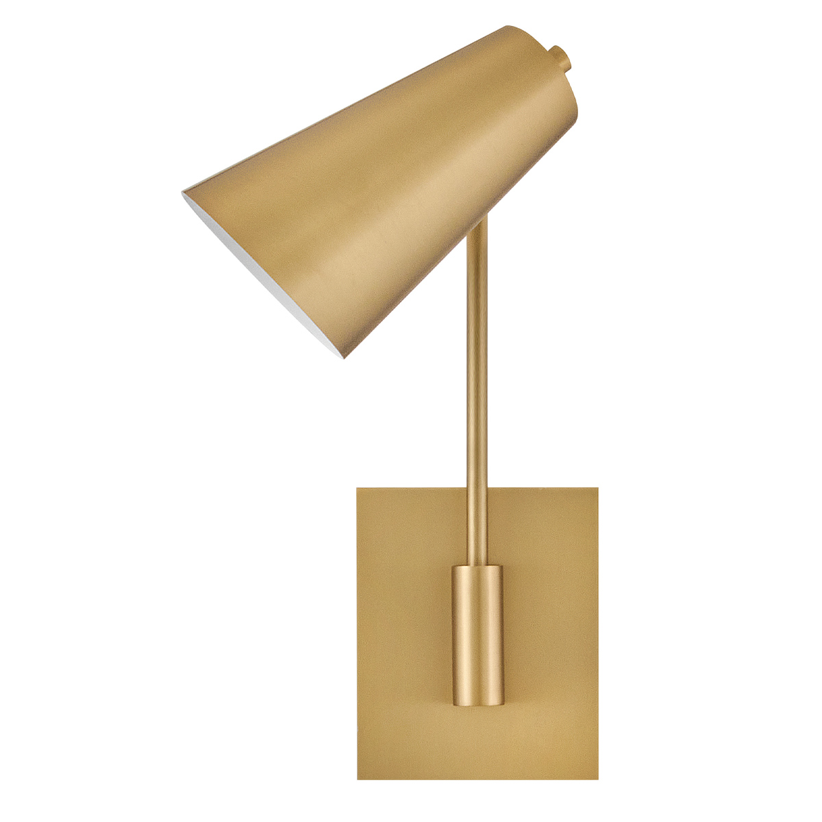 Bray 42cm Messing leeslamp Van Elstead Lighting - Bray is een praktische wandlamp met een minimalistisch design in een gelakte messing afwerking.