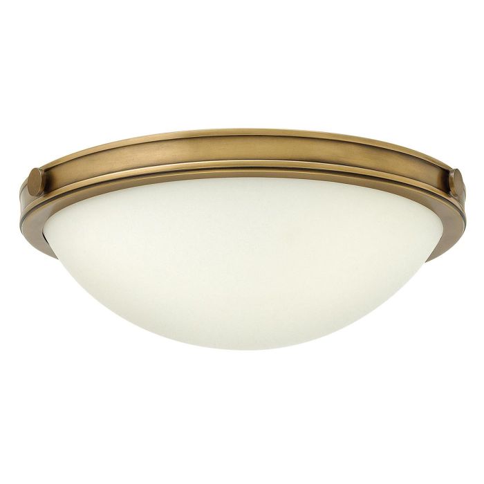 Collier Ø35 Antiek messing plafondlamp Van Elstead Lighting - Gjutna knappar, g&aring;ngj&auml;rn och st&auml;nger i en finish av klassisk m&auml;ssing ger en sofistikerad elegans som &auml;r b&aring;de modern och tidl&ouml;s.
