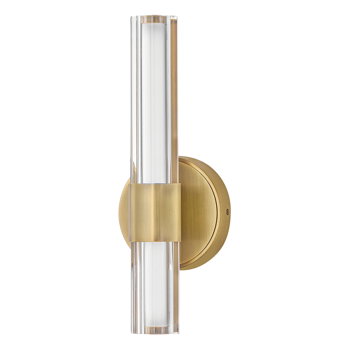 Georgette 35cm Messing badkamerlamp Van Elstead Lighting - Georgette is een elegante badkamerwandlamp met een decoratief en symmetrisch ontwerp.