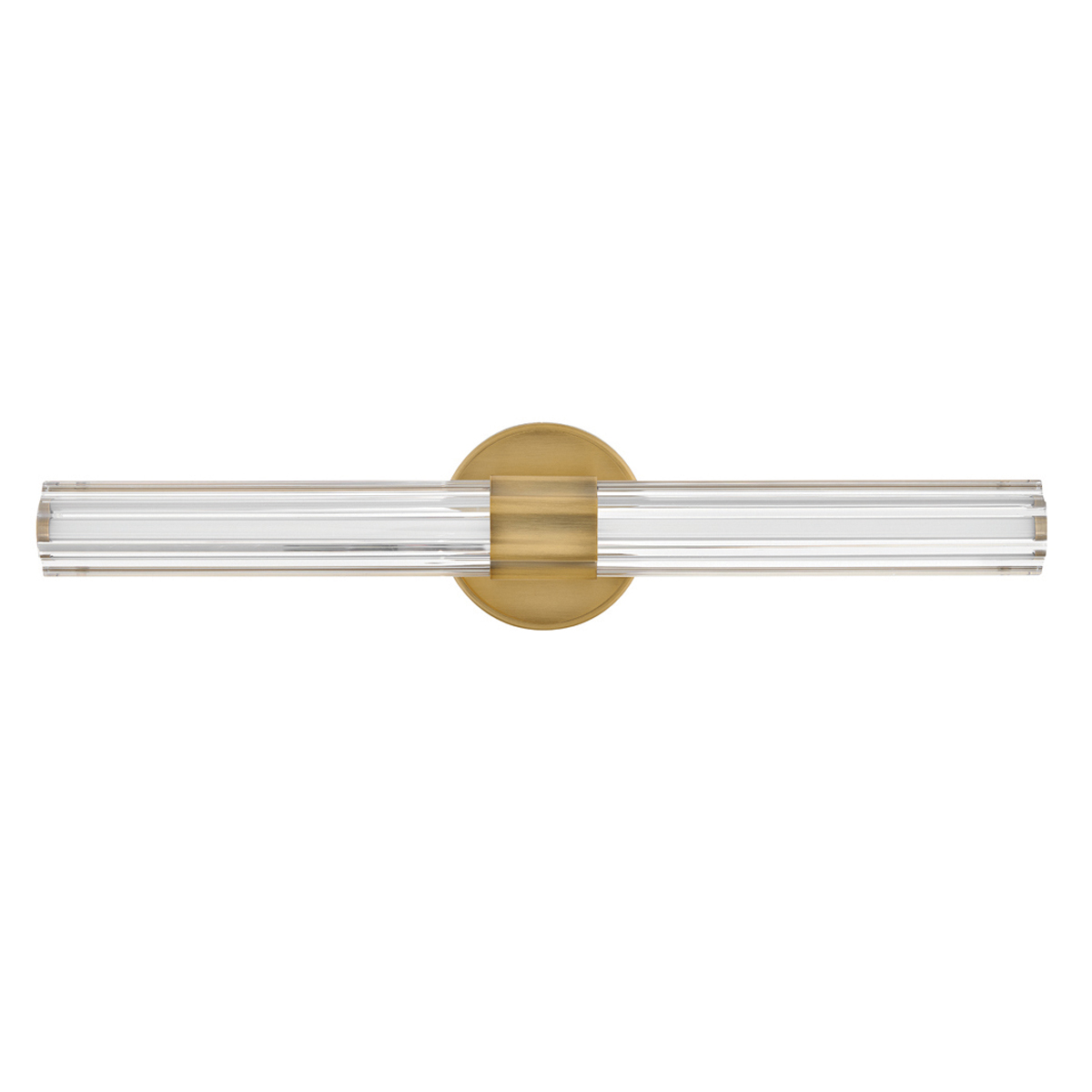 Georgette 60cm Messing badkamerlamp Van Elstead Lighting - Georgette is een elegante badkamerwandlamp met een decoratief en symmetrisch ontwerp.