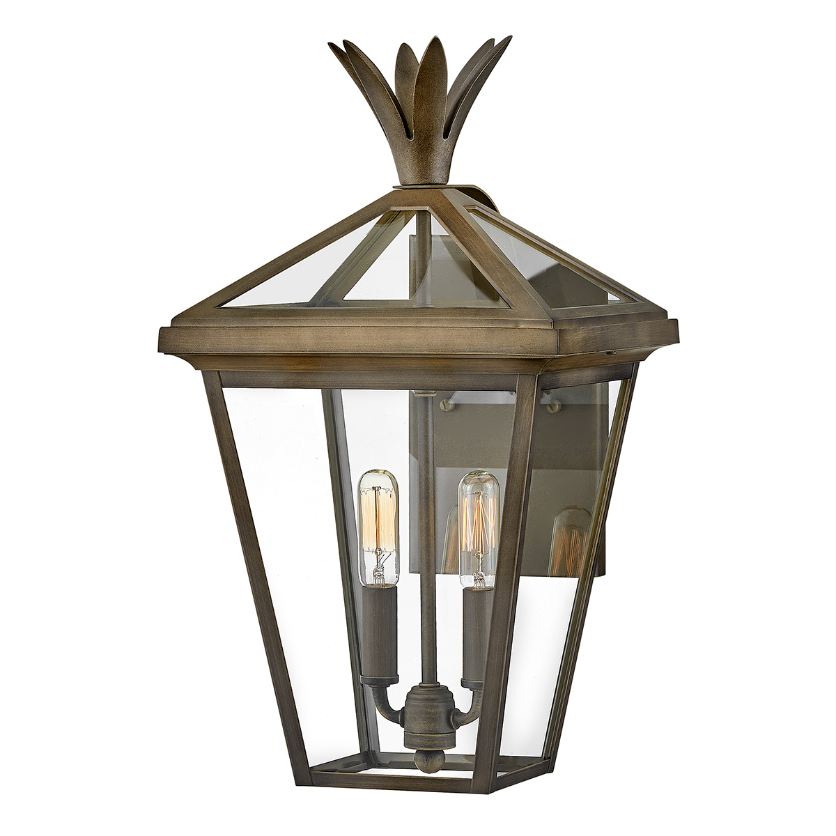 Palma Bronzen buitenlamp Van Elstead Lighting - Palma is gemaakt van aluminium met helder glas en is daardoor duurzaam en heeft een vleugje ouderwetse charme.