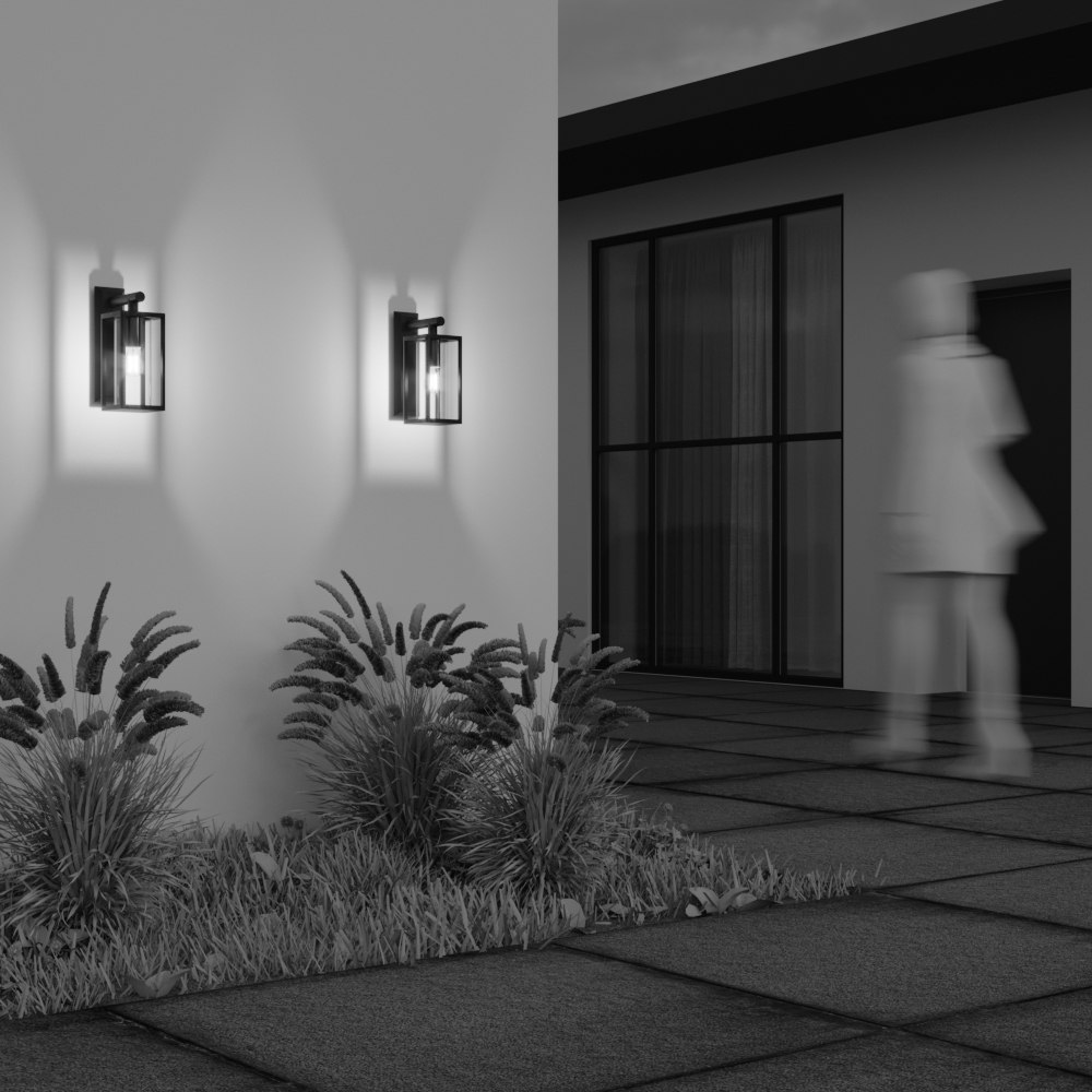 Cell Grafiet buitenlamp Van Maytoni - Dankzij het open ontwerp en het stevige metalen frame verspreidt de lamp een warm en uitnodigend licht, ideaal voor zowel binnen- als buitenomgevingen.