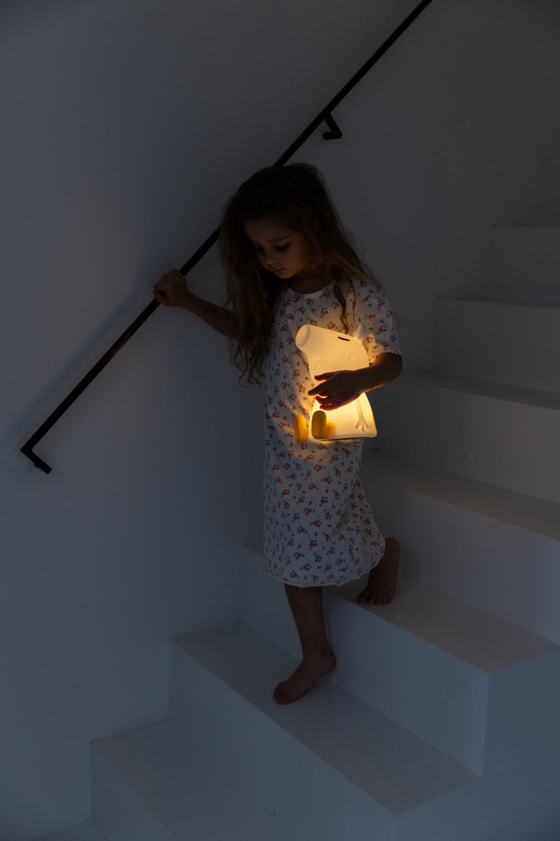 Peppa Pig First Light Wit kinderlamp Van Mr Maria - Het ontwerp van Peppa Pig komt uit de sprookjeswereld van de kleine Greta Pig, een vrolijk varkentje dat graag verkleedt, speelt en vooral springt in modderplassen.