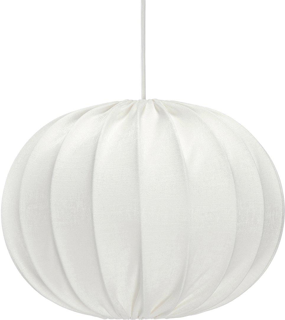  Hilma Lampenkap Ø40 Excl. Ophangsysteem Wit hanglamp Van PR Home - Hilma plafondlamp in een glanzende stof met een structuur die een mooie glans geeft.