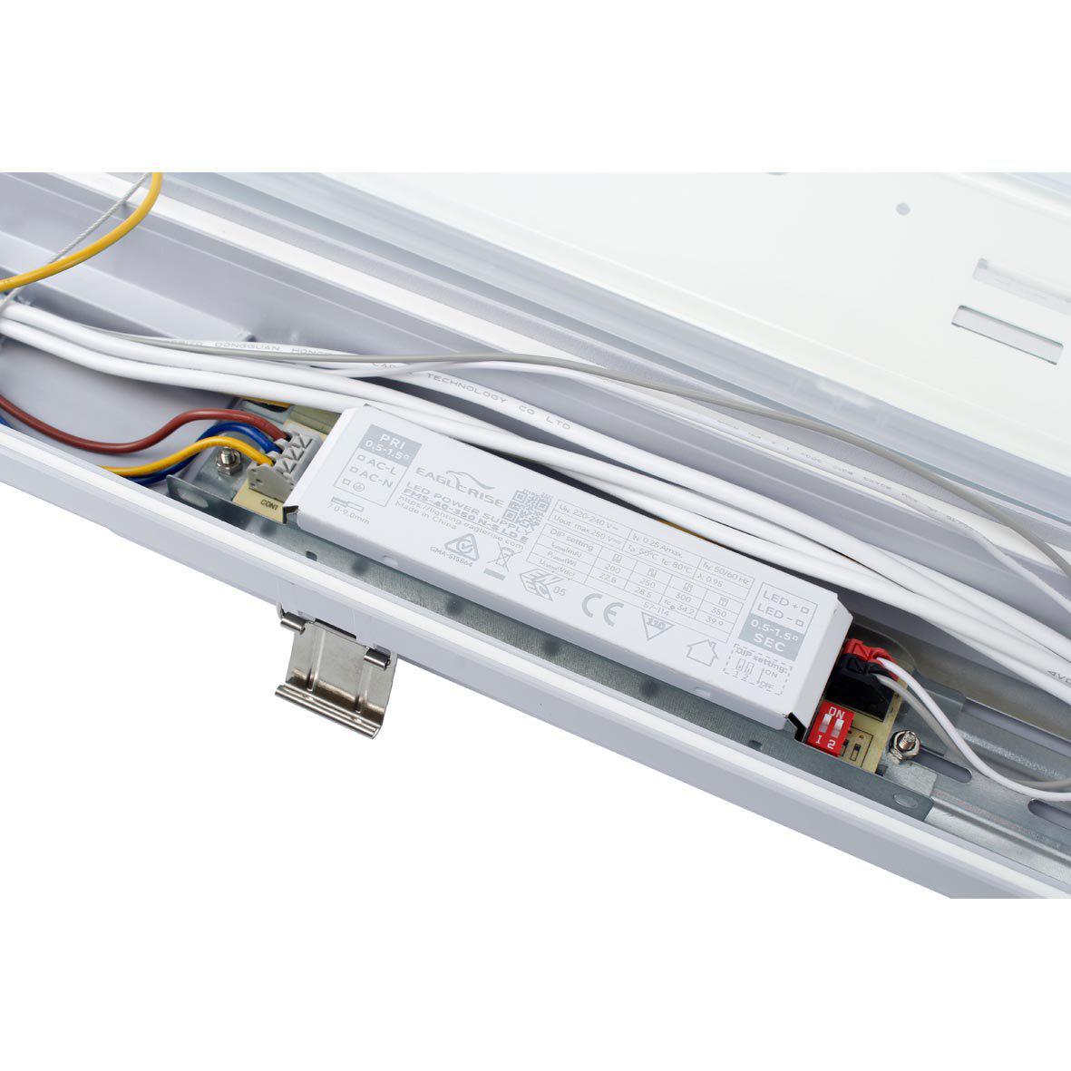 Sixtyfivey 4000K 120cm Grijs Van Designlight - Dit zorgt voor een krachtige en gelijkmatige lichtopbrengst met een laag energieverbruik en minder onderhoud, wat vooral belangrijk is in installaties met beperkte toegang voor onderhoud.