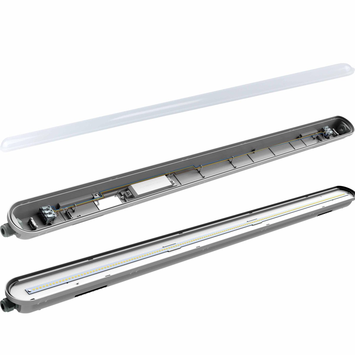 Sixtyfivey 4000K 120cm Grijs Van Designlight - Dit zorgt voor een krachtige en gelijkmatige lichtopbrengst met een laag energieverbruik en minder onderhoud, wat vooral belangrijk is in installaties met beperkte toegang voor onderhoud.