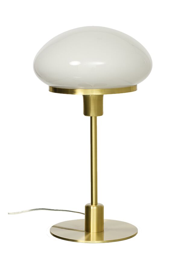 New August 48cm Mat messing tafellamp Van Aneta Lighting - Nieuwe stijlvolle tafellamp August in een klassiek model met een moderner design.