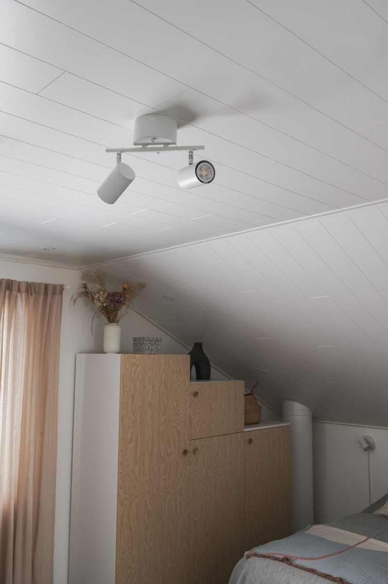 Marlina 2 Wit spot Van Trio Lighting - De spots zijn onafhankelijk van elkaar draaibaar voor een nauwkeurige lichtverdeling.
