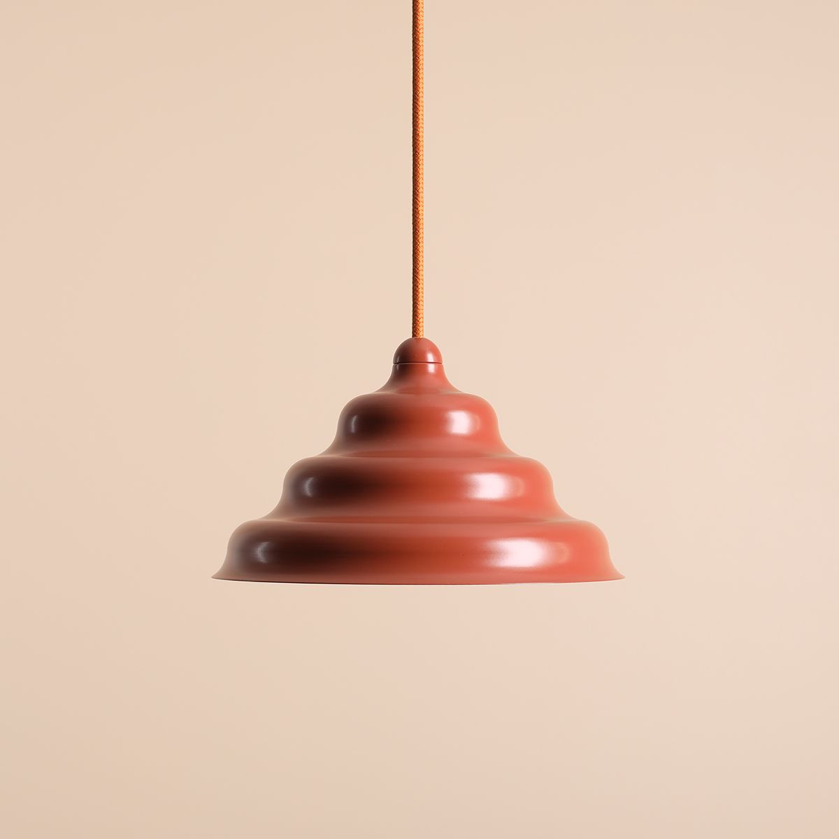 Wave Ø23 Oranje hanglamp Van Artera - Wave is een moderne hanglamp met een retrodesign, waardoor het een veelzijdige lamp is die in elk huis past.