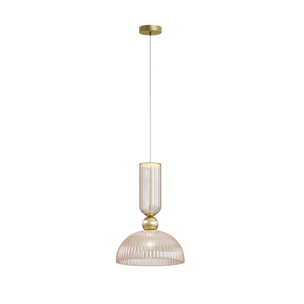 Antic Ø30 Brandewijn hanglamp Van Maytoni - Het verfijnde design maakt de lamp tot een decoratief element dat de sfeer in de kamer versterkt.