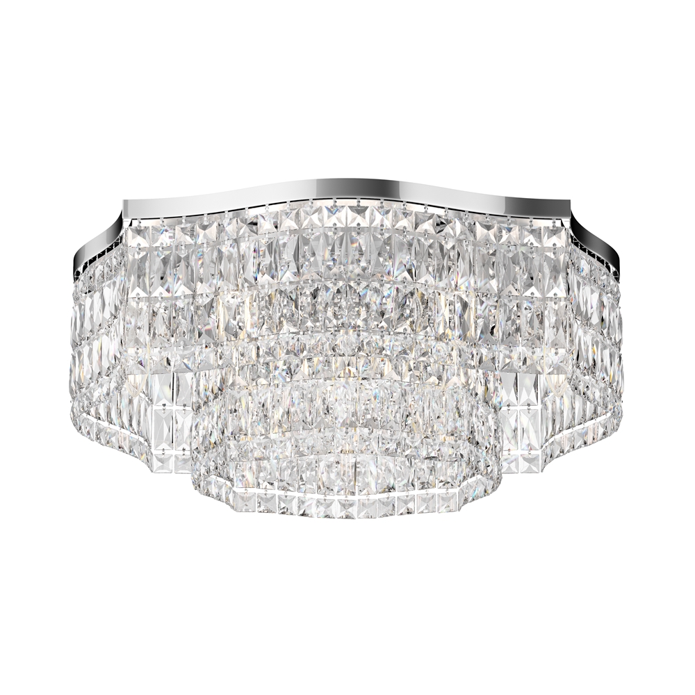 Dune Ø60 Chroom kristal Van Maytoni - Ideaal voor in de hal, woonkamer of boven de eetkamer voor een verfijnd en stralend interieurdetail.