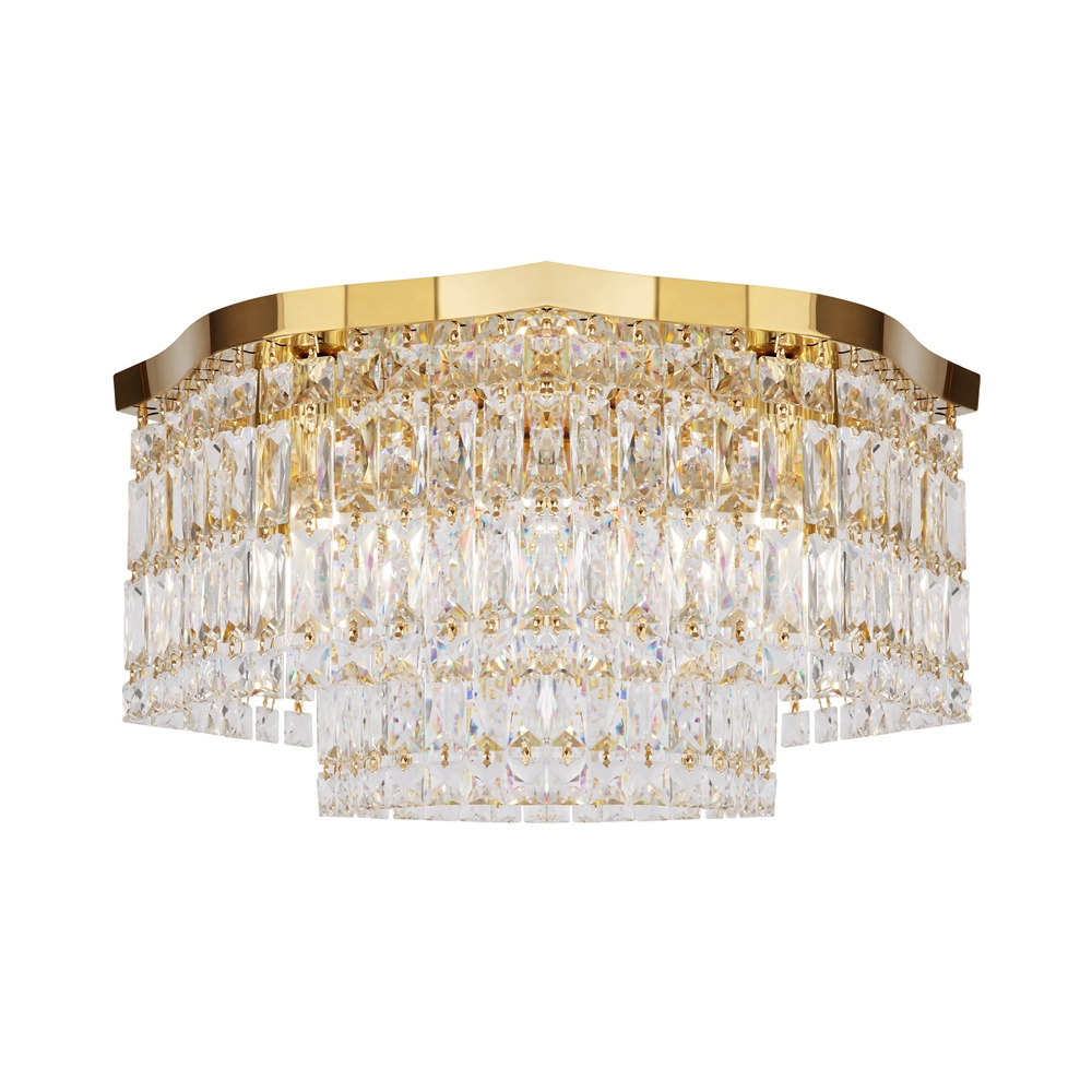 Dune Ø45 Goud kristal Van Maytoni - Ideaal voor in de hal, woonkamer of boven de eetkamer voor een verfijnd en stralend interieurdetail.