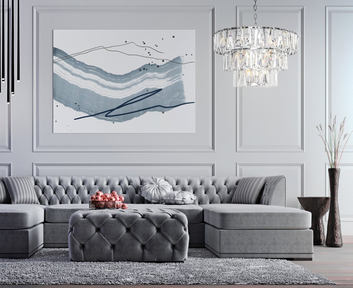 Puntes Ø77 Chroom kristal Van Maytoni - Puntes is een elegante plafondkroonluchter in verchroomd metaal met fonkelende prisma's die de lichtbronnen omringen en een magisch lichtspel cre&euml;ren wanneer de lamp brandt.