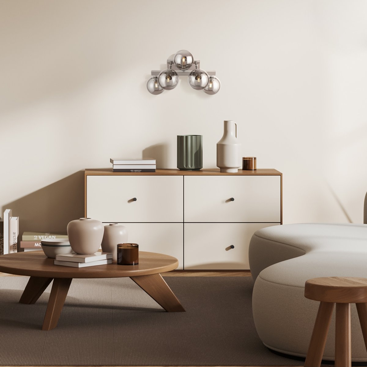 Dallas 40cm Chroom wandlamp Van Maytoni - Creëer een verfijnde en uitnodigende sfeer met Dallas, een lamp die uw huis met klasse en finesse verlicht.