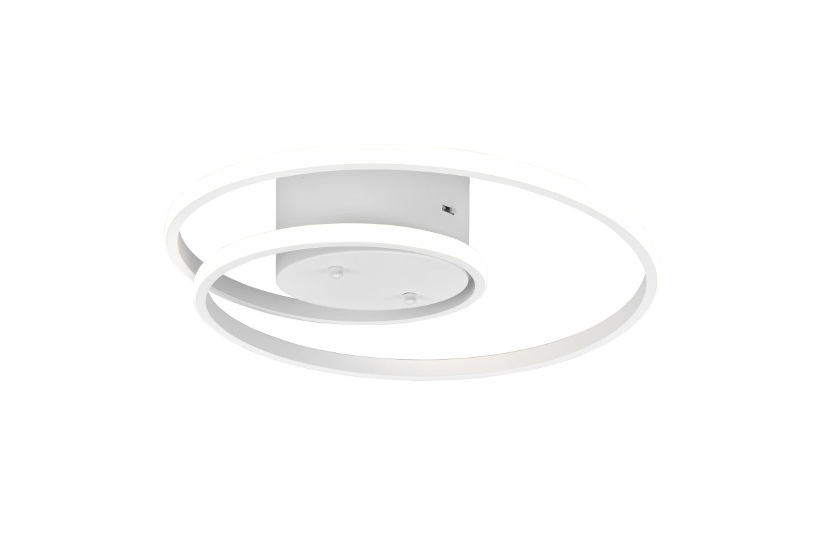 Zibella Ø40 Wit plafondlamp Van Trio Lighting - Met de ingebouwde SWITCH-dimmer kan de helderheid eenvoudig in drie standen worden aangepast &ndash; 100%, 50% en 25% - via een normale stroomonderbreker.
