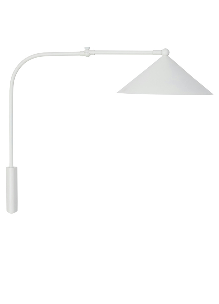  Kasa 60cm Wit wandlamp Van OYOY - Door de elegante vorm past de lamp in elk interieur en geeft hij de kamer karakter en stijl.
