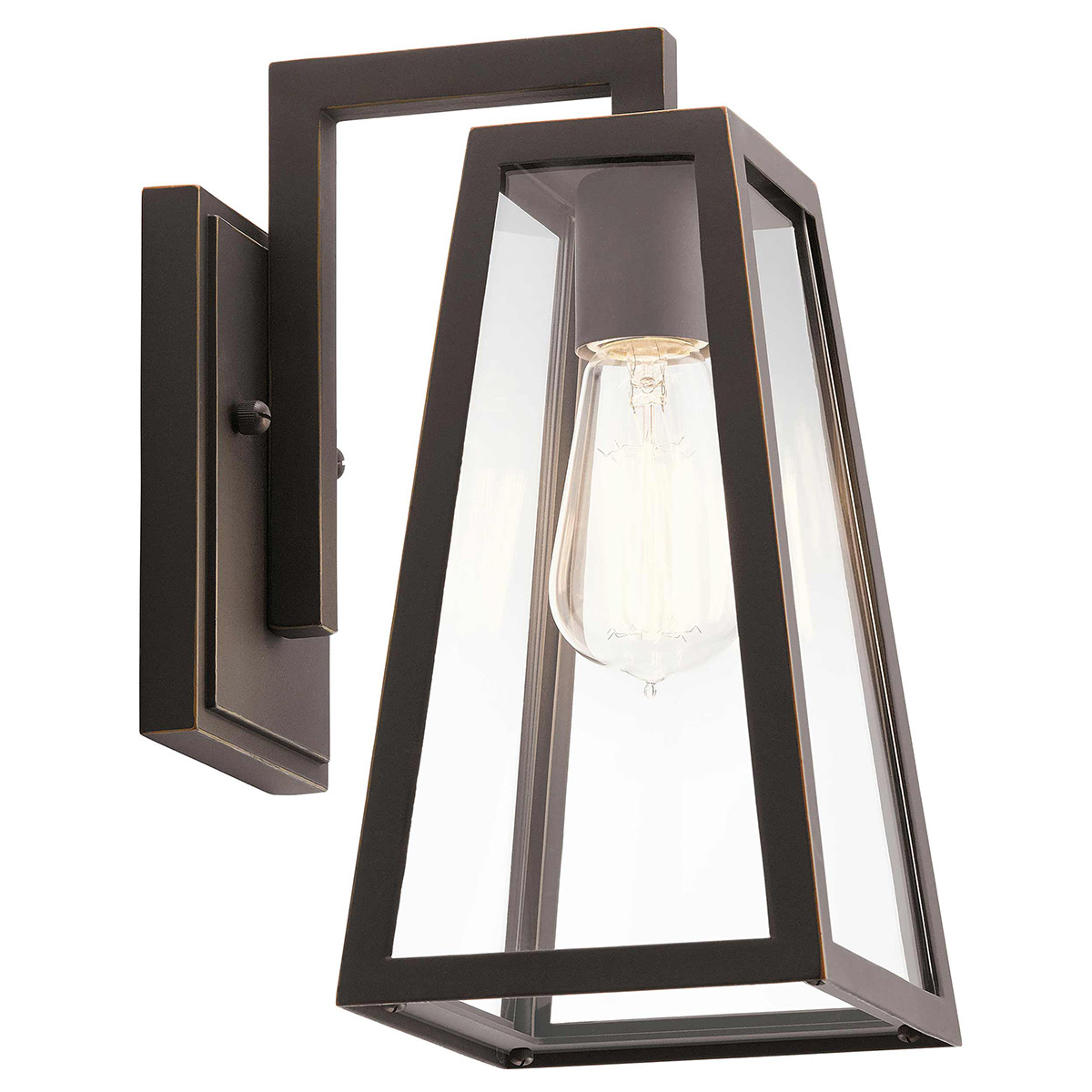 Delison Bronzen buitenlamp Van Elstead Lighting - De Delison wandlamp heeft een minimalistisch design dat perfect past bij een rustieke of moderne lodgestijl.