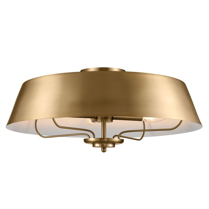 Luella Ø56 Geborsteld messing hanglamp Van Elstead Lighting - Luella is geïnspireerd op decoratieve elementen uit het begin van de 20e eeuw en combineert verfijnde eenvoud met tijdloze charme.
